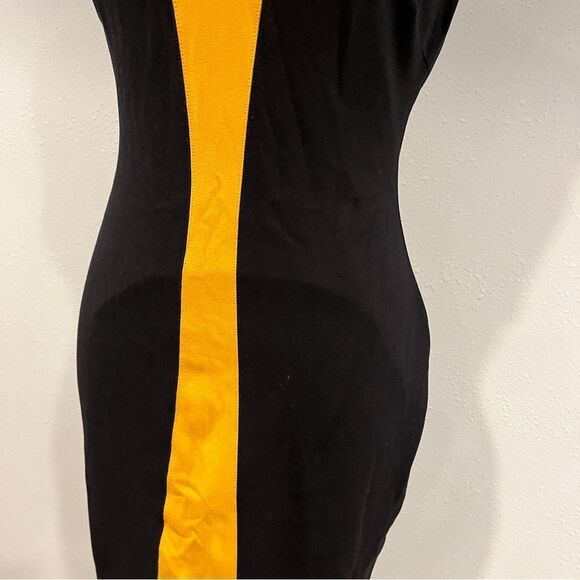 Cache Vintage Bodycon knee length Sleeveless Crew Neck dress size 4 - Picture 3 of 11